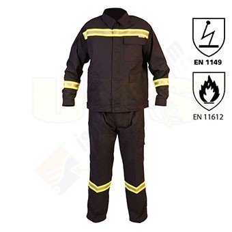 Kaynakçı Elbisesi Ceket Pantolon Takım Fyrtex CE Belgeli