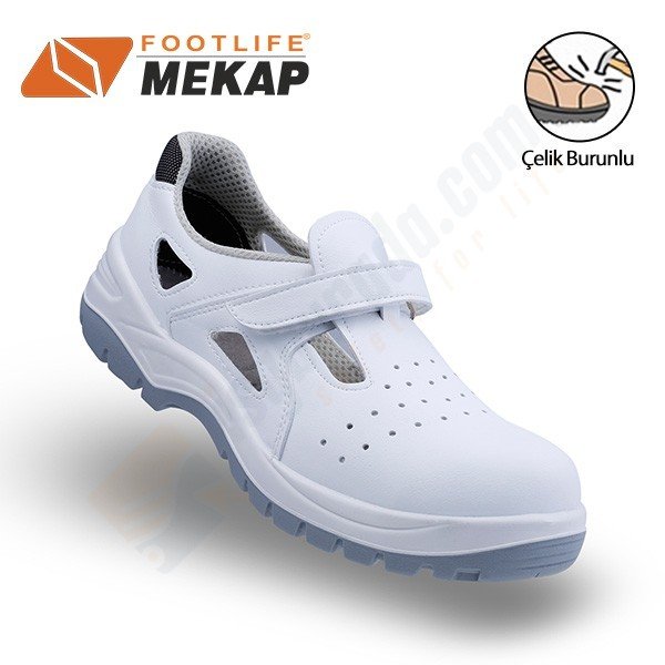 Mekap Sandal 234 Beyaz S1 SRC İş Ayakkabısı