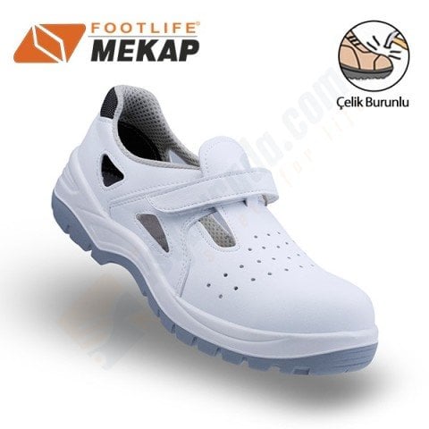 Mekap Sandal 234 Beyaz S1 SRC İş Ayakkabısı