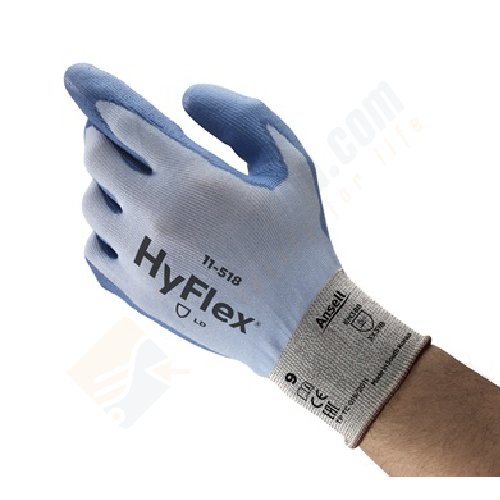 Ansell Hyflex 11-518 Mekanik ve Kesiklere Karşı Korumalı İş Eldiveni