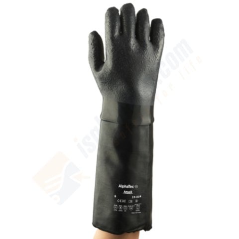 Ansell 19-024 AlphaTec Sıcak ve Soğuk Dirençli Kimyasal İş Eldiveni