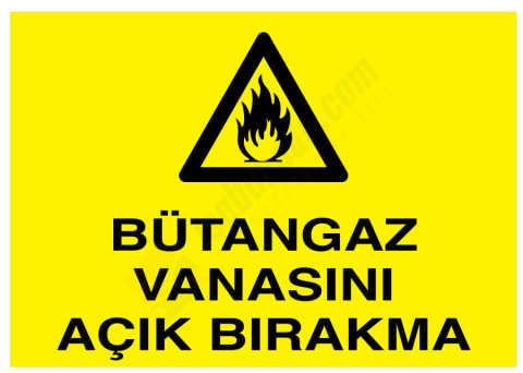 Bütangaz Vanasını Açık Bırakma
