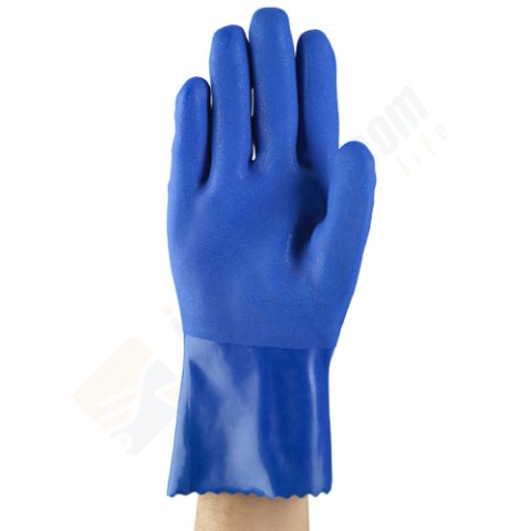 Ansell Edge 14-662 PVC Kaplı Kimyasal Dirençli İş Eldiveni