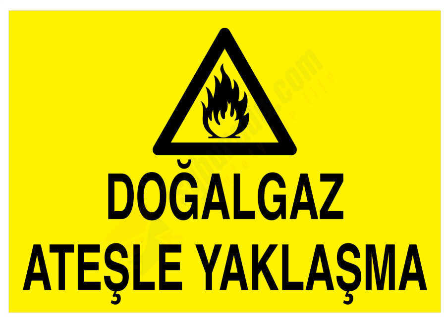 Doğalgaz Ateşle Yaklaşma