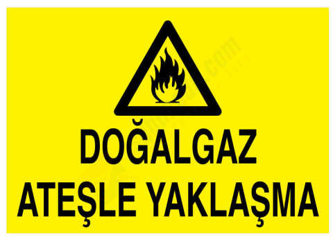 Doğalgaz Ateşle Yaklaşma