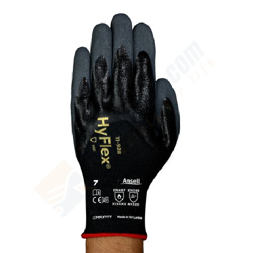 Ansell HyFlex 11-928 Kesilmelere, Isıya ve Yağlara Karşı İş Eldiven