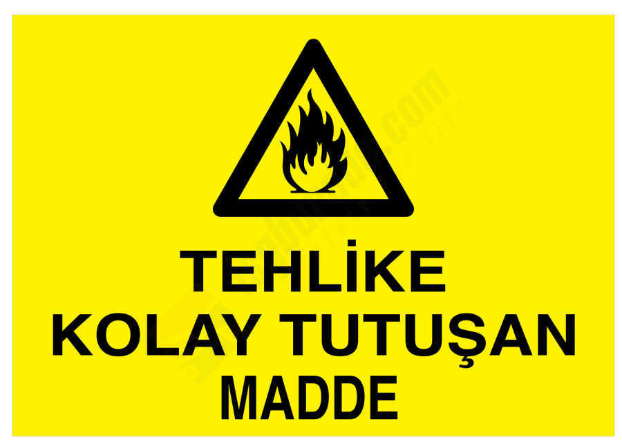 Tehlike Kolay Tutuşan Madde