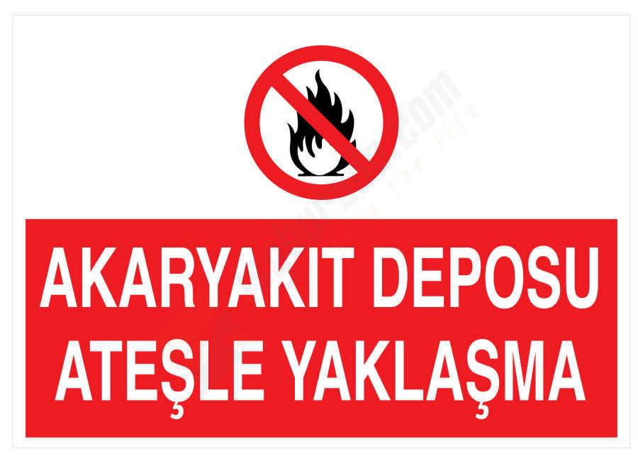 Akaryakıt Deposu Ateşle Yaklaşma