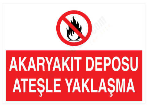 Akaryakıt Deposu Ateşle Yaklaşma