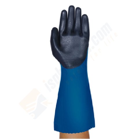 Ansell Alphatec 04-005 Nitril PVC Kimyasal İş Eldiveni