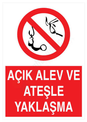 Açık Alev Ve Ateşle Yaklaşma