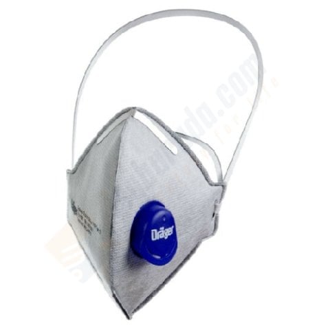 Drager X-Plore 1720 FFP2 Ventilli Odour Aktif Karbon Toz Maskesi