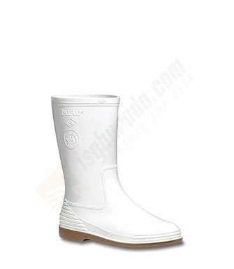 Palalı 103F PVC Gıda Sanayi - Merdane Kısa Çizme Beyaz