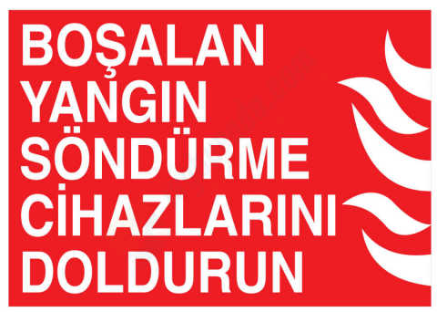 Boşalan Yangın Söndürme Cihazlarını Doldurun