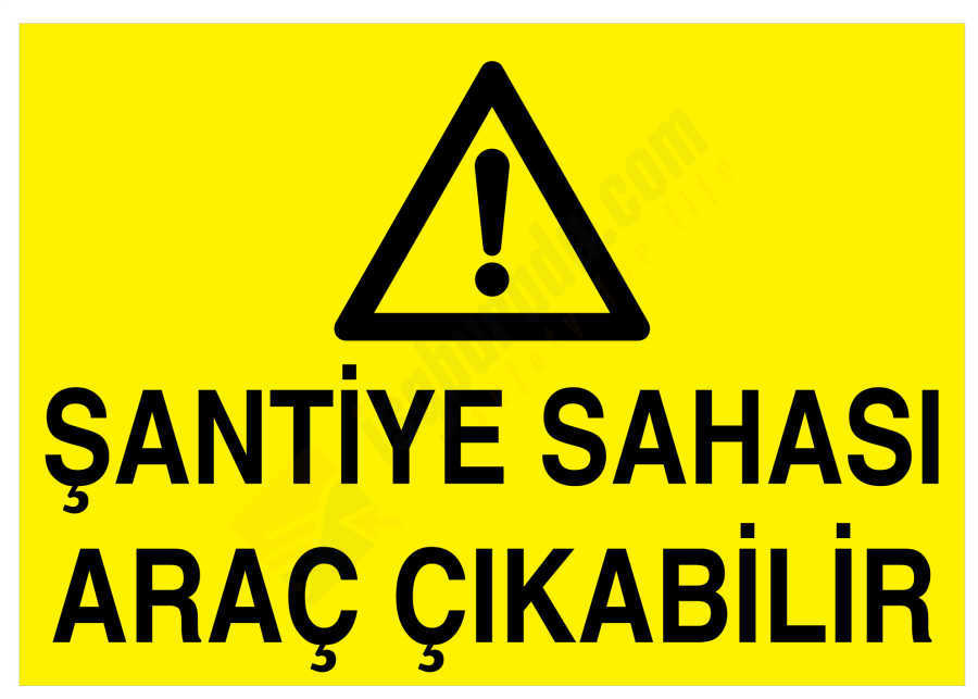 Şantiye Sahası Araç Çıkabilir