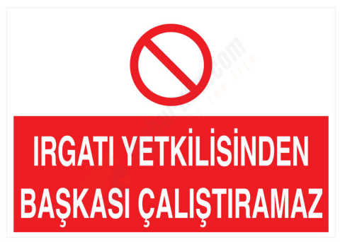 Irgatı Yetkilisinden Başkası Çalıştıramaz