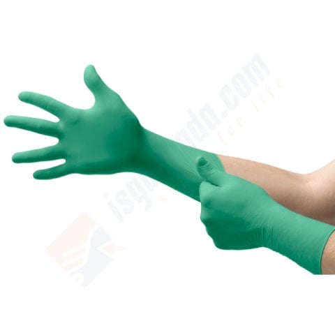 Ansell 92-605 TouchNTuff Gıda Uyumlu Kimyasal Sıçramalara Karşı Dirençli Nitril Eldiven