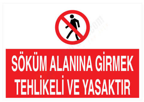 Söküm Alanına Girmek Tehlikeli Ve Yasaktır