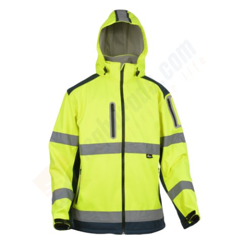 Vizwell VWJK177 Softshell Neon Mont
