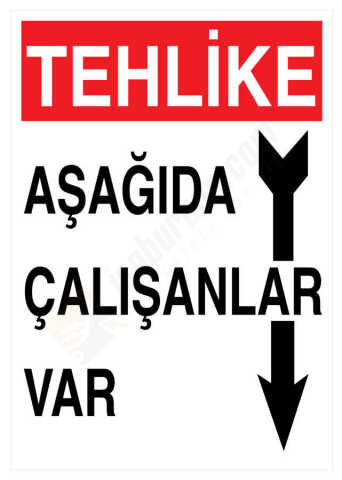 Tehlike Aşağıda Çalışanlar Var