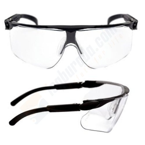 3M 13225 Maxim Clear Şeffaf DX AS\/AF Koruyucu Gözlük