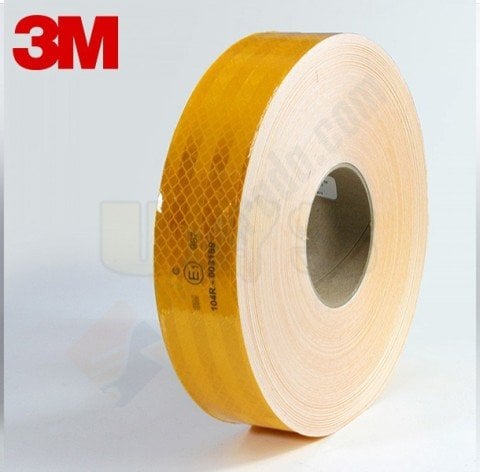 3M Reflektif Şerit İşaretleme Sarı Renk Yumuşak Zemin