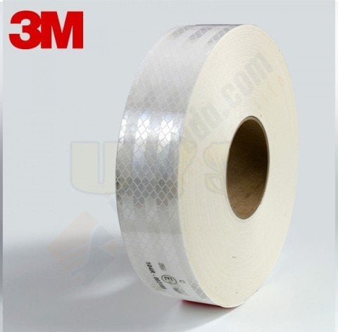 3M Reflektif Şerit İşaretleme Beyaz Renk Yumuşak Zemin