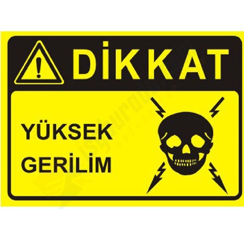 Dikkat Yüksek Gerilim