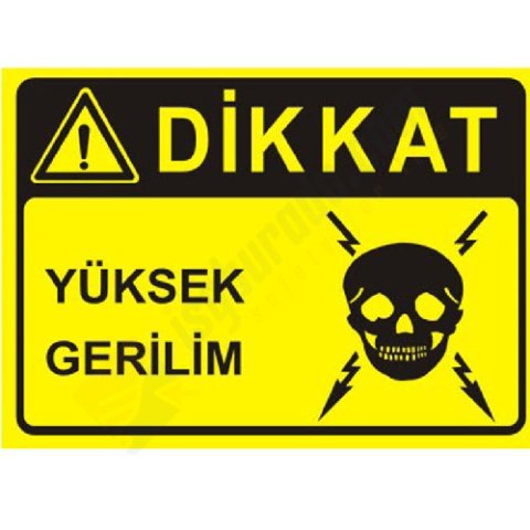 Dikkat Yüksek Gerilim