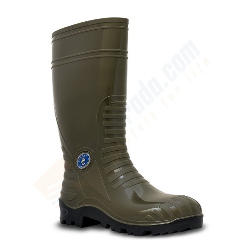 Palalı 118 PVC Çelik Burunlu Emniyet Çizmesi S4