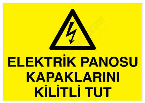 Elektrik Panosu Kapaklarını Kilitli Tut