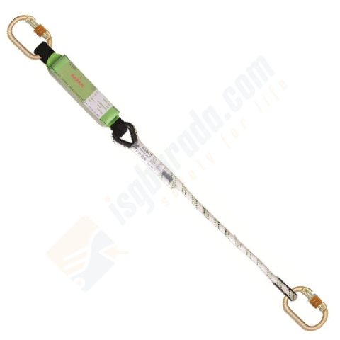 Karam KA383 Şok Emici Tek kollu Statik Halatlı Çift Karabinalı lanyard