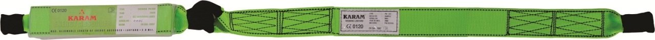 Karam KA321 Şok Emici Tek Kolon Halatlı lanyard