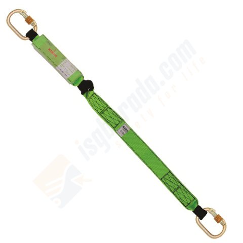 Karam KA323 tek kol Şok Emici  Kolon Halatlı Çift Karabinalı lanyard