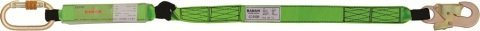 Karam KA327 Şok Emici Tek Kolon Halatlı Küçük Kancalı Karabinalı lanyard