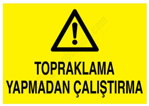 Topraklama Yapmadan Çalıştırma