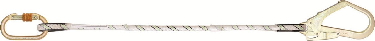 Karam Kİ288 Tek kol statik lanyard karabina büyük kancalı 1,20 mt