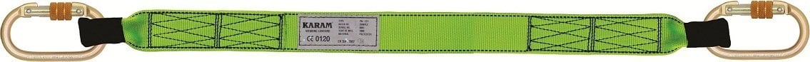 Karam Kİ223 Tek kol lanyard kolon çift karabinalı 1,20 mt