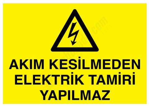 Akım Kesilmeden Elektrik Tamiri Yapılmaz