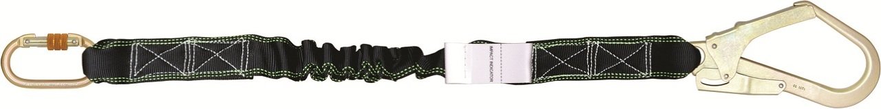 Karam Kİ398 Tek kol lanyard elastik büyük kancalı karabinalı 1,20 mt
