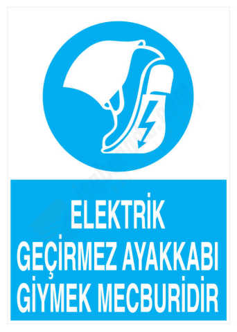 Elektrik Geçirmez Ayakkabı Giymek Mecburidir