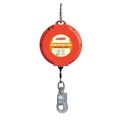 Haru KD10 Geri sarımlı Düşüş Durdurucu Çelik Halatlı 10 mt. halat:4mm