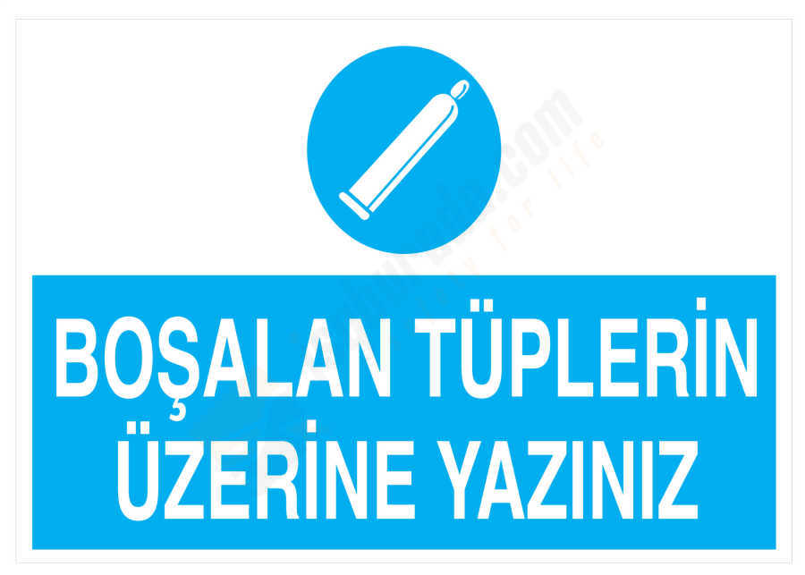 Boşalan Tüplerin Üzerine Yazınız