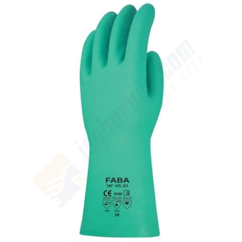 Faba NF 45.33 Yeşil Nitril Eldiven