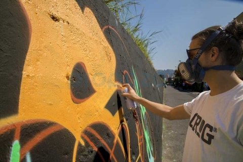 Graffiti ve Boya Maskesi - GVS Elipse A1P3 Yarım Yüz Maske