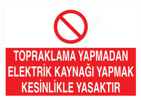 Topraklama Yapmadan Elektrik Kaynağı Yapmak Kesinlikle Yasaktır