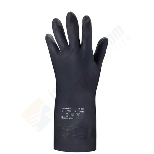 Ansell 29-500 AlphaTec Mekanik Korumalı Antistatik Kimyasal İş Eldiveni