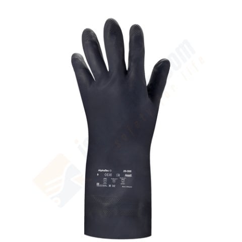 Ansell 29-500 AlphaTec Mekanik Korumalı Antistatik Kimyasal İş Eldiveni