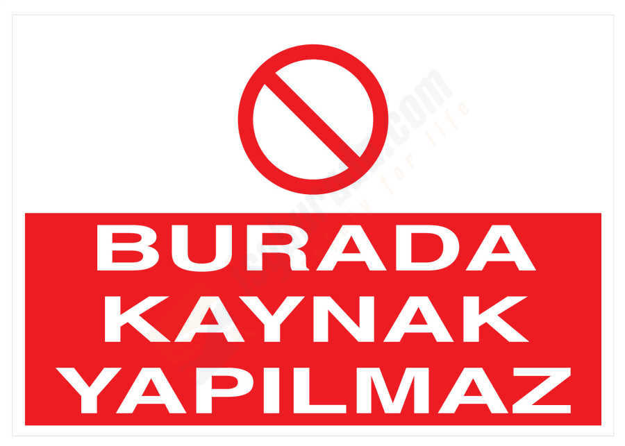Burada Kaynak Yapılmaz