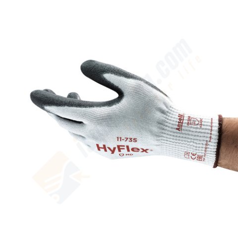 Ansell 11-735 Hyflex Kesilmeye ve Aşınmaya Karşı Dirençli İş Eldiveni
